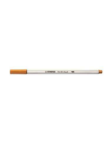 STABILO Pen 68 brush marcatore Medio Ocra 1 pz