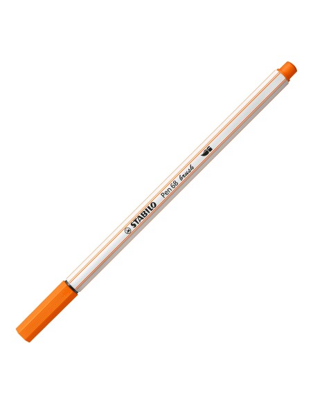STABILO Pen 68 brush marcatore Arancione 1 pz