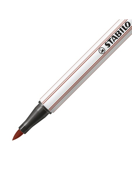 STABILO Pen 68 brush marcatore Marrone 1 pz