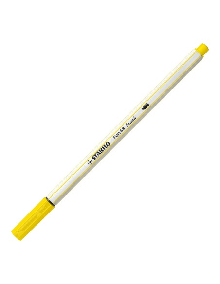 STABILO Pen 68 brush marcatore Giallo 1 pz