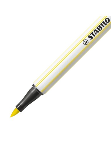 STABILO Pen 68 brush marcatore Giallo 1 pz