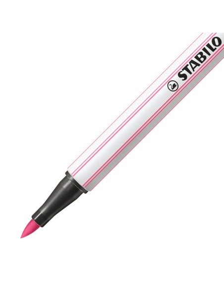 STABILO Pen 68 brush marcatore Rosa 1 pz