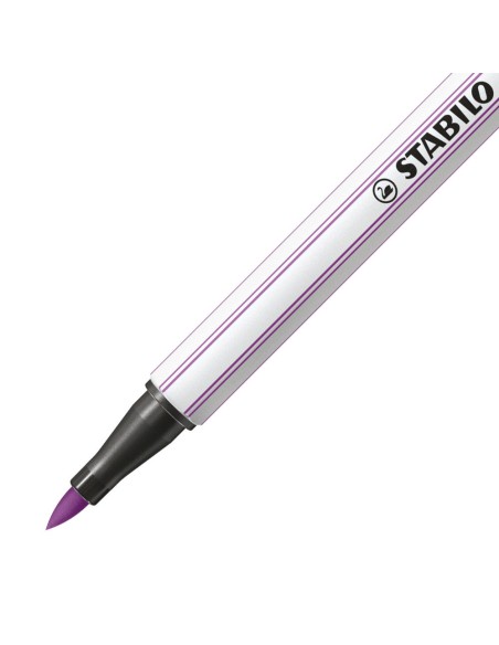 STABILO Pen 68 brush marcatore Viola 1 pz