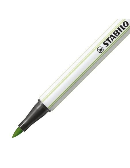 STABILO Pen 68 brush marcatore Verde 1 pz
