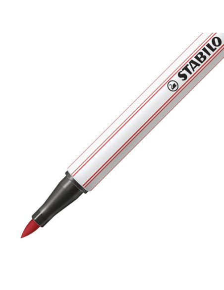 STABILO Pen 68 brush marcatore Rosso 1 pz