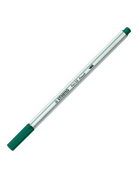 STABILO Pen 68 brush marcatore Verde, Turchese 1 pz