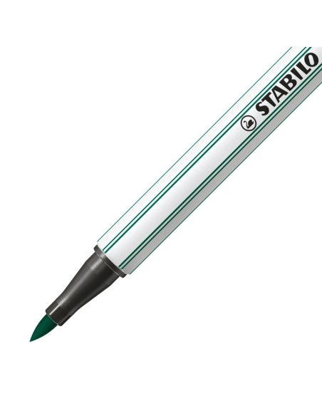 STABILO Pen 68 brush marcatore Verde, Turchese 1 pz
