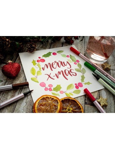 STABILO Pen 68 brush marcatore Multicolore 25 pz