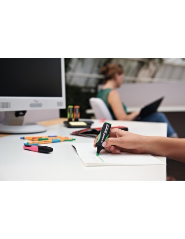 STABILO GREEN BOSS evidenziatore 4 pz Punta smussata Verde, Arancione, Rosa, Giallo