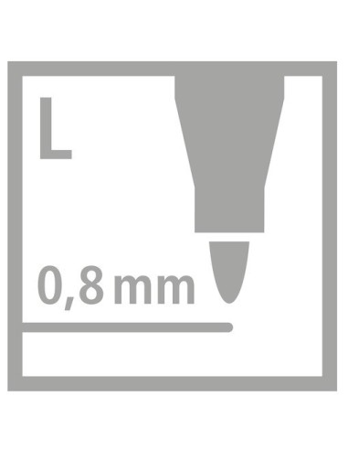 STABILO GREENpoint penna tecnica Rosso 1 pz