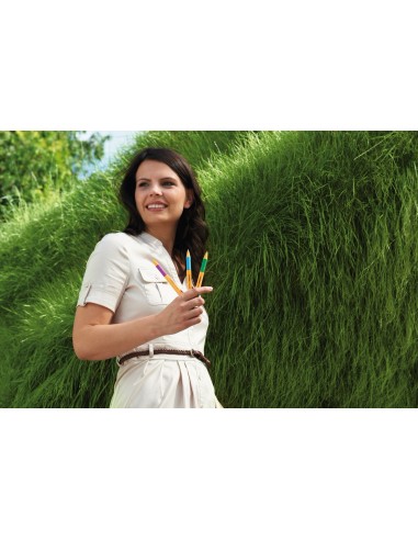 STABILO pointball Nero, Blu, Verde, Rosso, Turchese, Viola Penna a sfera retrattile a clip 6 pz