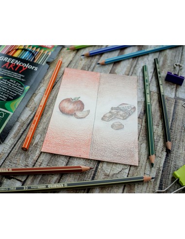 STABILO Matita colorata Ecosostenibile - GREENcolors - ARTYLine - Astuccio da 24 - Colori assortiti