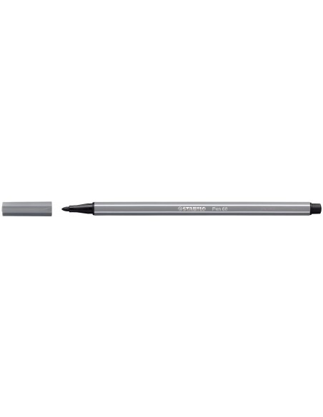 STABILO Pen 68 marcatore Grigio 1 pz