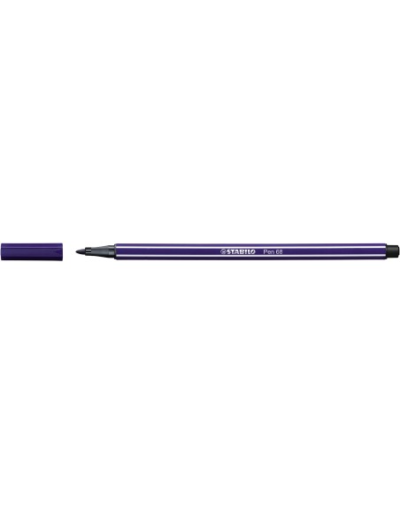 STABILO Pennarello Premium - Pen 68 - Scatola in Metallo da 15 colori assortiti