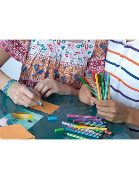 STABILO Pen 68 marcatore Fine Multicolore 24 pz