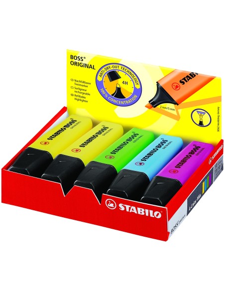 STABILO BOSS Original evidenziatore 10 pz Multi