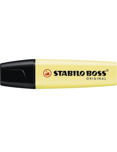 STABILO Boss Original Pastel evidenziatore 1 pz Punta smussata Giallo