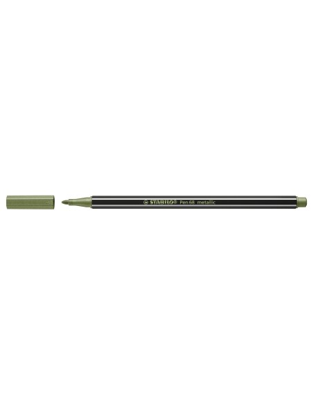 STABILO Pen 68 metallic marcatore Medio Verde chiaro 1 pz