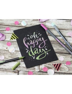 STABILO Pen 68 metallic marcatore Medio Rosa metallizzato 1 pz 2
