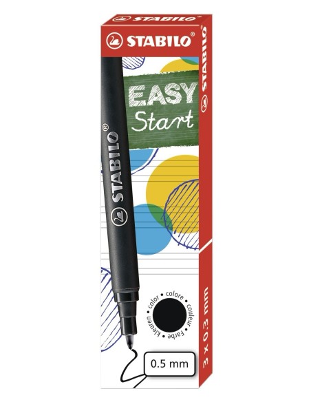 STABILO EASYoriginal Medio Nero 3 pz