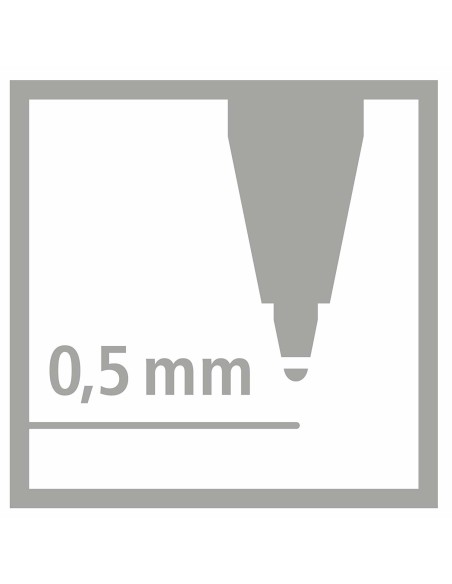 STABILO EASYoriginal Medio Nero 3 pz