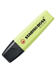 STABILO Evidenziatore - BOSS ORIGINAL Pastel - Astuccio da 4 - Rosso Corallo, Fior di Ciliegio, Azzurro Nuvola, Lime 2