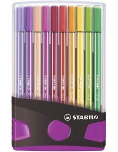 STABILO Pen 68 marcatore Medio Multicolore 20 pz