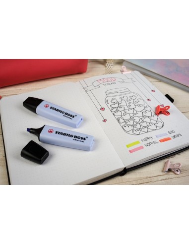 STABILO Boss Original Pastel evidenziatore 1 pz Punta smussata Grigio