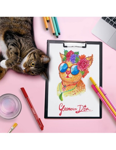 STABILO PEN 68 ARTY marcatore Medio Multicolore 18 pz