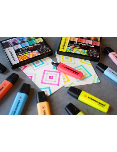 STABILO BOSS ORIGINAL evidenziatore 5 pz Punta smussata Multicolore