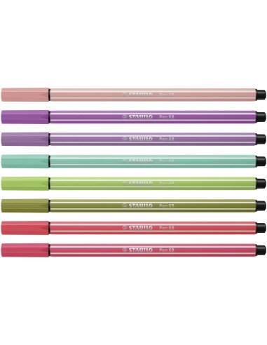 STABILO Pen 68 marcatore Colori assortiti 8 pz