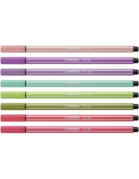 STABILO Pen 68 marcatore Colori assortiti 8 pz