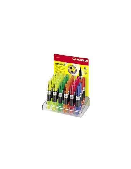 STABILO 71 24-4 evidenziatore 24 pz Blu, Verde, Arancione, Rosso, Giallo