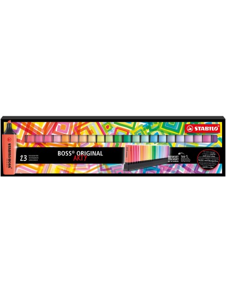 STABILO BOSS ORIGINAL evidenziatore 23 pz Punta smussata Multicolore
