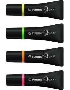 STABILO Shine - Astuccio in cartone con 4 evidenziatori 2