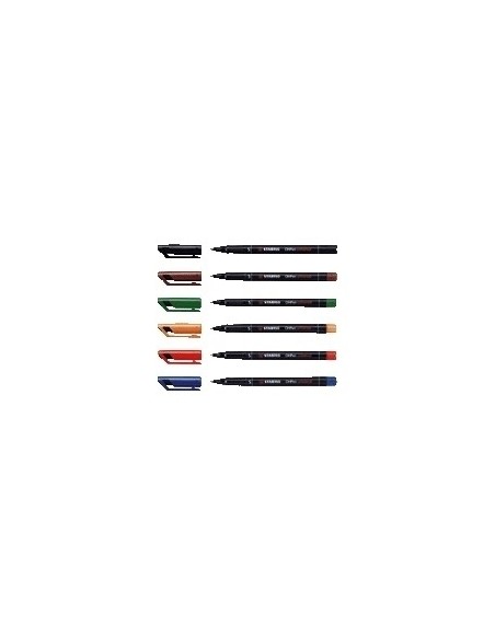 STABILO OHPen universal permanent, 6 Pack marcatore permanente