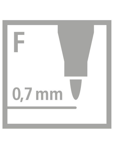 STABILO OHPen marcatore permanente Rosso 1 pz