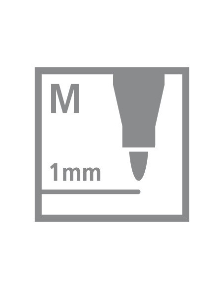 STABILO OHPen marcatore permanente Nero 1 pz