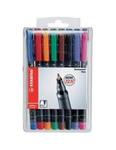 STABILO OHPen universal permanent, 8 Pack marcatore permanente