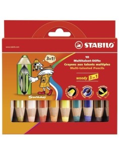 STABILO woody 3 in 1 Multi 10 pz