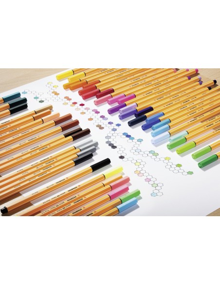 STABILO Point 88 Confezione 10 fineliner multicolore