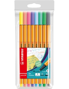 STABILO point 88 penna tecnica Medio Multicolore 8 pz