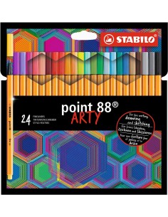 STABILO point 88 ARTY penna tecnica Multicolore 24 pz