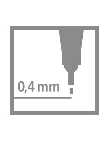 STABILO point 88 penna tecnica Rosso 1 pz