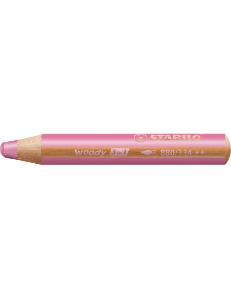 STABILO woody 3 in 1 Rosa 1 pz