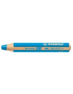STABILO woody 3 in 1 Blu 1 pz