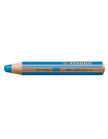 STABILO woody 3 in 1 Blu 1 pz