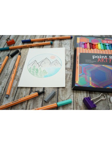 STABILO Point 88 ARTY penna tecnica Colori assortiti 18 pz