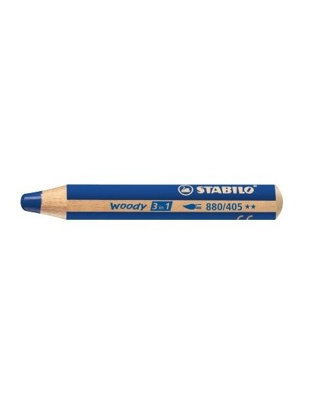 STABILO woody 3 in 1 Blu 1 pz