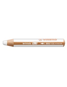 STABILO woody 3 in 1 Bianco 1 pz